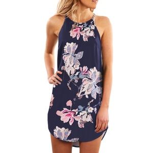 Sleeveless Floral Slip Dress 👗